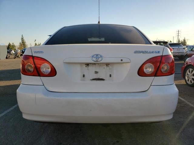 1NXBR32E35Z412367 - 2005 TOYOTA COROLLA CE WHITE photo 6