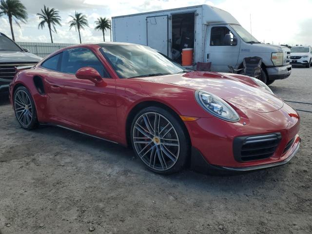 WP0AD2A97HS167487 - 2017 PORSCHE 911 TURBO RED photo 4