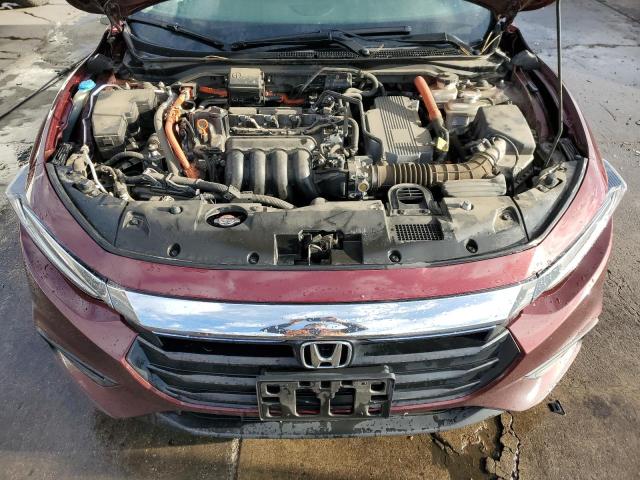 19XZE4F98KE015300 - 2019 HONDA INSIGHT TOURING BURGUNDY photo 11