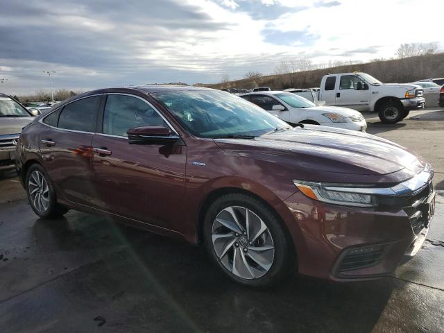 19XZE4F98KE015300 - 2019 HONDA INSIGHT TOURING BURGUNDY photo 4