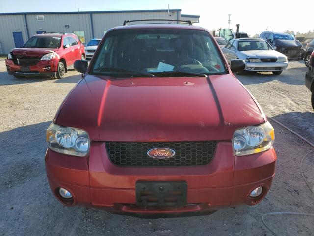 1FMYU93127KB17721 - 2007 FORD ESCAPE XLT RED photo 5