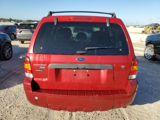 1FMYU93127KB17721 - 2007 FORD ESCAPE XLT RED photo 6