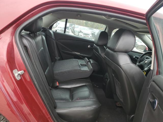 1G1ZE5E78BF138003 - 2011 CHEVROLET MALIBU LTZ ბურგუნდია ფოტო 10