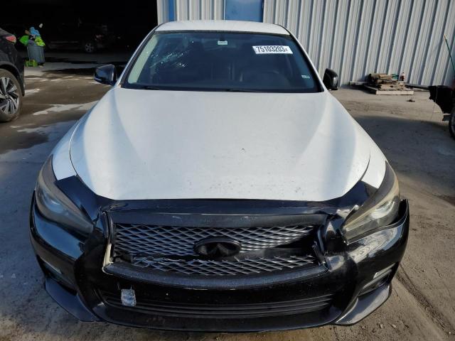 JN1BV7AP0FM355298 - 2015 INFINITI Q50 BASE WHITE photo 5