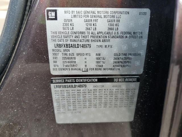 LRBFXBSA8LD148979 - 2020 BUICK ENVISION PREFERRED 勃艮第红 照片 14