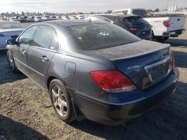 JH4KB16536C000284 - 2006 ACURA RL GRAY photo 2