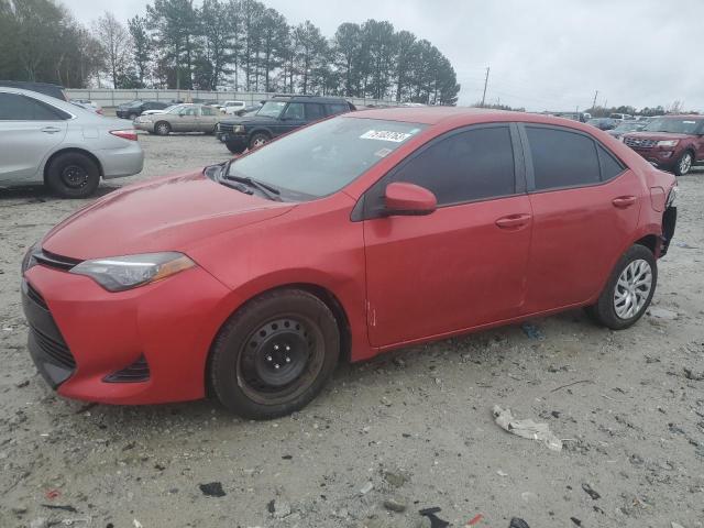 5YFBURHE7JP823016 - 2018 TOYOTA COROLLA L MAROON photo 1