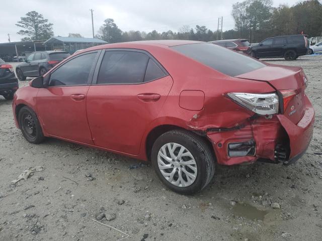 5YFBURHE7JP823016 - 2018 TOYOTA COROLLA L MAROON photo 2