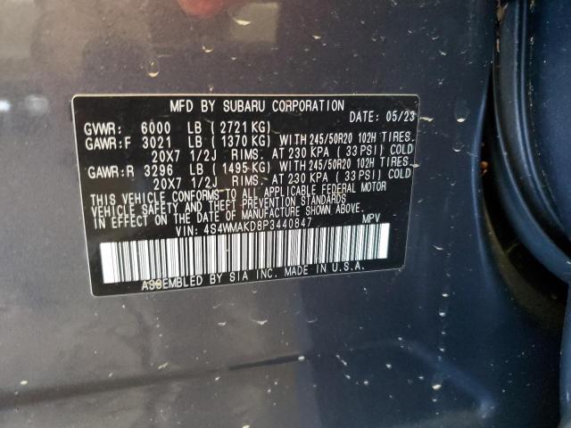 4S4WMAKD8P3440847 - 2023 SUBARU ASCENT LIMITED GRAY photo 14