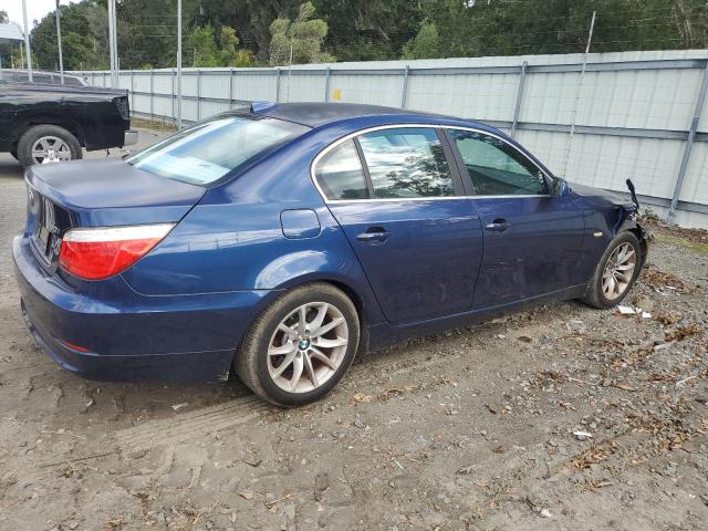 WBANW53529CT55835 - 2009 BMW 550 I BLUE photo 3