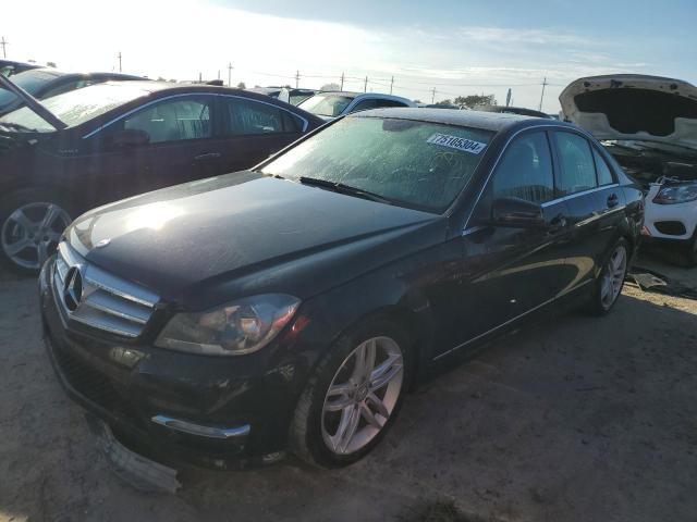 WDDGF4HB6DA765276 - 2013 MERCEDES-BENZ C 250 BLACK photo 2