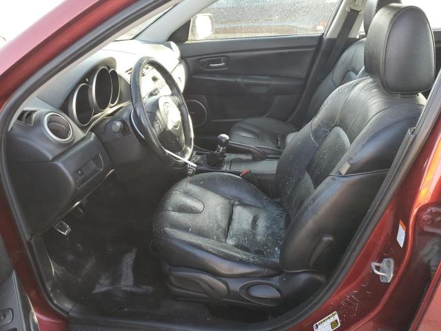 JM1BK323161538009 - 2006 MAZDA 3 S BURGUNDY photo 7