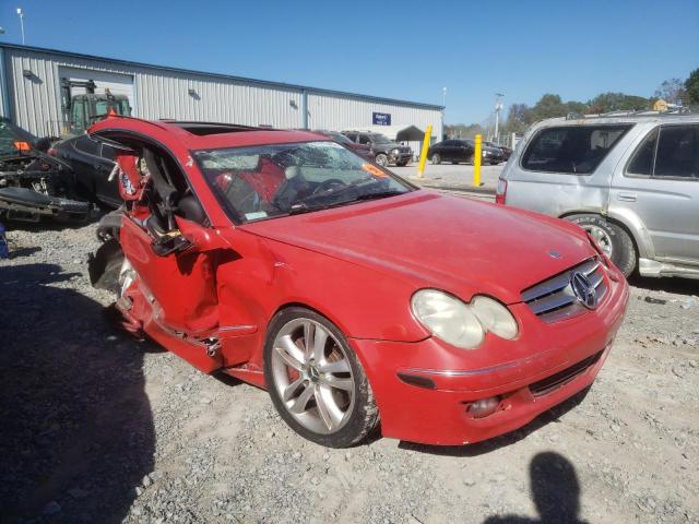 WDBTJ56H47F215259 - 2007 MERCEDES-BENZ CLK 350 RED photo 4