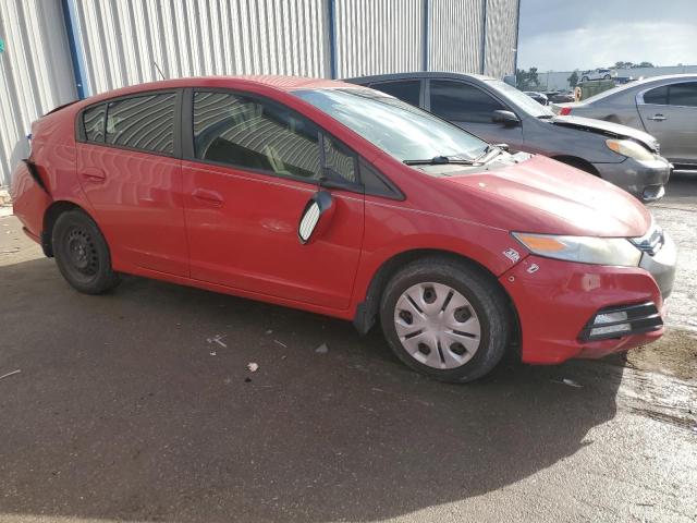 JHMZE2H37DS000556 - 2013 HONDA INSIGHT RED photo 4