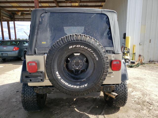 1J4FA39S33P316737 - 2003 JEEP WRANGLER COMMANDO BEIGE photo 6