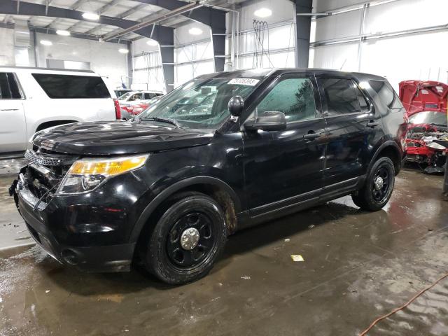 1FM5K8AR6EGB91235 - 2014 FORD EXPLORER POLICE INTERCEPTOR Schwarz Foto 1