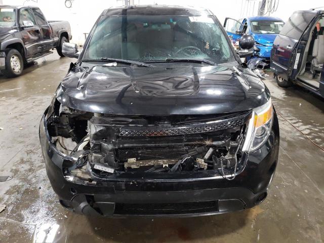 1FM5K8AR6EGB91235 - 2014 FORD EXPLORER POLICE INTERCEPTOR Schwarz Foto 5