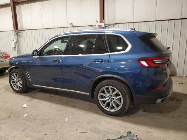 5UXCR6C08N9N06324 - 2022 BMW X5 XDRIVE40I BLUE photo 2