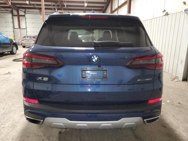 5UXCR6C08N9N06324 - 2022 BMW X5 XDRIVE40I BLUE photo 6