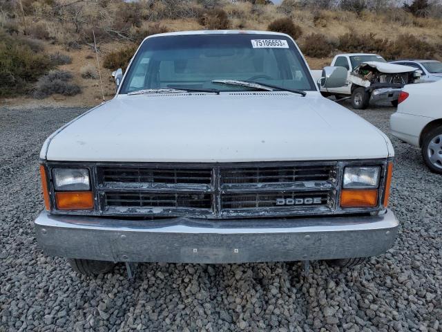 1B7GL26X3KS144459 - 1989 DODGE DAKOTA WHITE photo 5