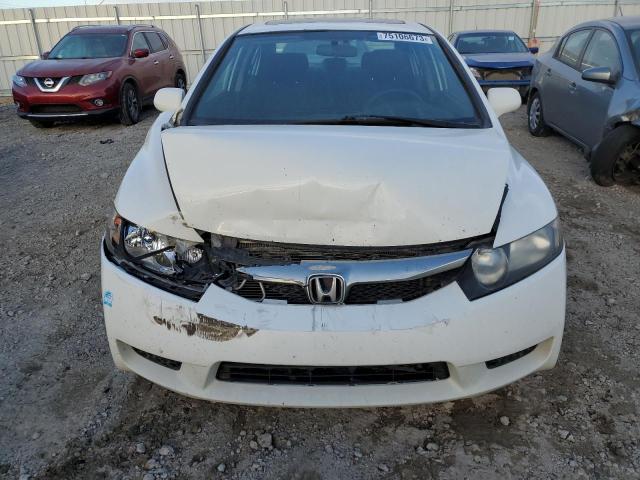 2HGFA1F60BH010388 - 2011 HONDA CIVIC LX-S WHITE photo 5