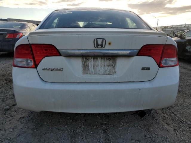 2HGFA1F60BH010388 - 2011 HONDA CIVIC LX-S WHITE photo 6