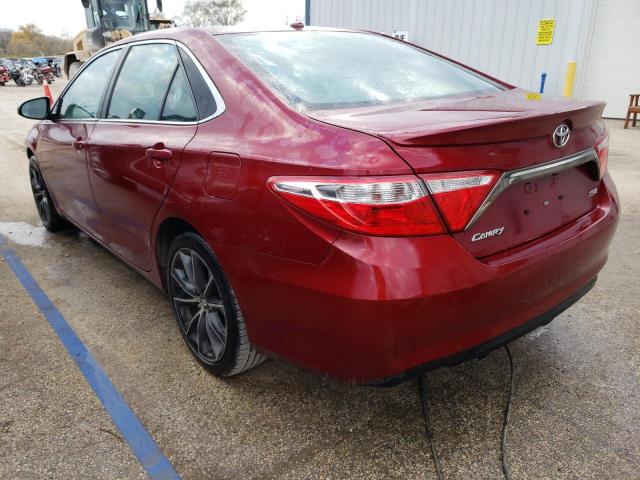 4T1BF1FK5FU896637 - 2015 TOYOTA CAMRY LE MAROON photo 2