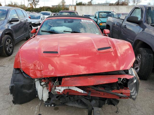 1FATP8UH0M5110343 - 2021 FORD MUSTANG RED photo 5