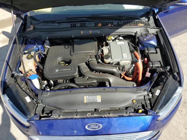 3FA6P0LU3DR381892 - 2013 FORD FUSION SE HYBRID BLUE photo 11