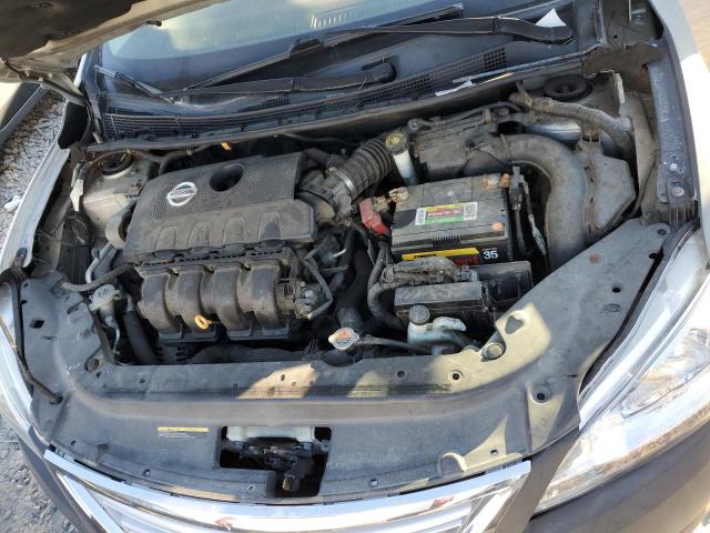 3N1AB7AP4EY279777 - 2014 NISSAN SENTRA S SILVER photo 11