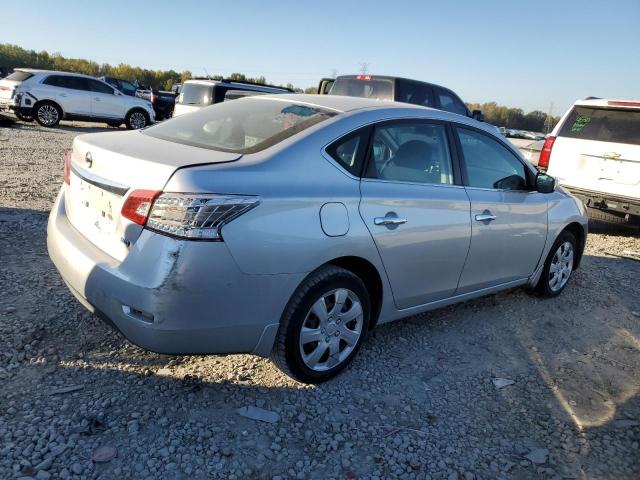 3N1AB7AP4EY279777 - 2014 NISSAN SENTRA S SILVER photo 3