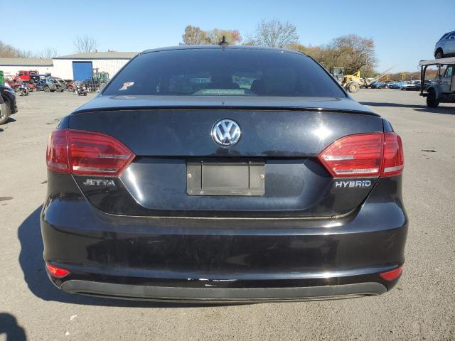 3VW637AJ7DM259702 - 2013 VOLKSWAGEN JETTA HYBRID BLACK photo 6