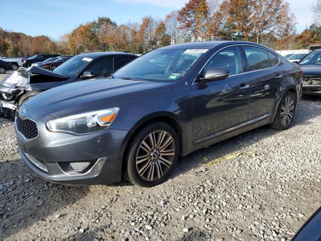 KNALN4D72E5151118 - 2014 KIA CADENZA PREMIUM GRAY photo 1