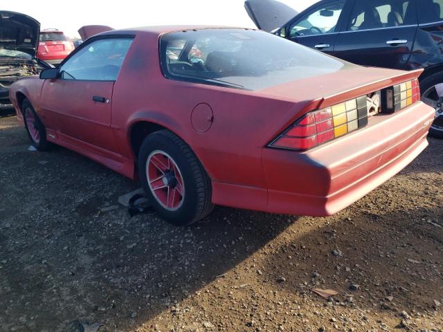 1G1FP23E9ML155877 - 1991 CHEVROLET CAMARO RS RED photo 2