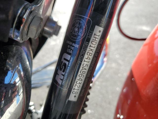 1HD1KB415AB643218 - 2010 HARLEY-DAVIDSON FLHX 红色 照片 10