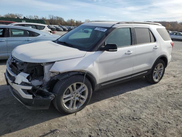 1FM5K8D80GGC39348 - 2016 FORD EXPLORER XLT WHITE photo 1