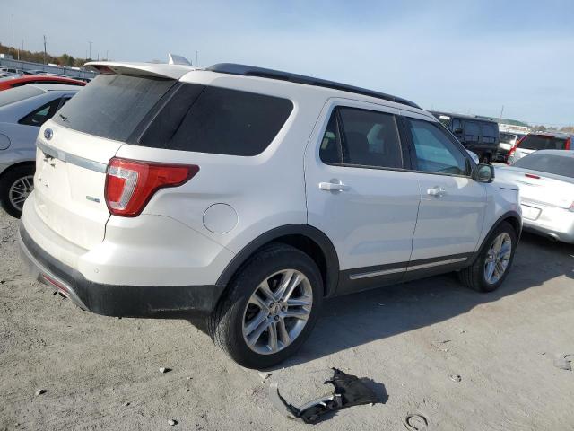 1FM5K8D80GGC39348 - 2016 FORD EXPLORER XLT WHITE photo 3