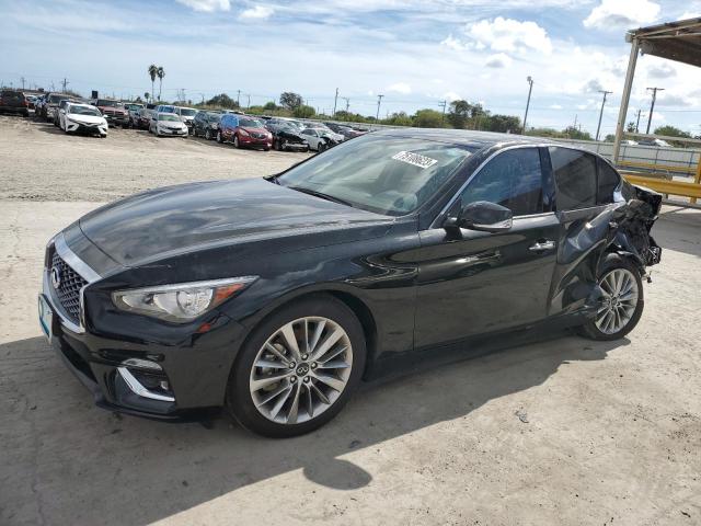 JN1EV7BP2PM511936 - 2023 INFINITI Q50 LUXE BLACK photo 1