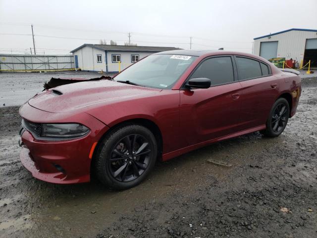 2C3CDXMG7LH190885 - 2020 DODGE CHARGER GT BURGUNDY photo 1