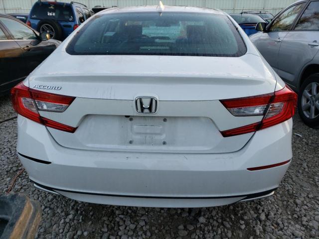 1HGCV1F14LA016271 - 2020 HONDA ACCORD LX WHITE photo 6