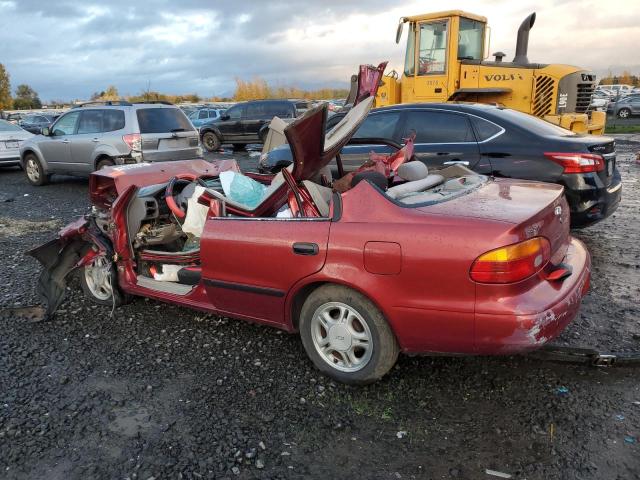 1Y1SK52862Z410234 - 2002 CHEVROLET PRIZM 4D BASE RED photo 2