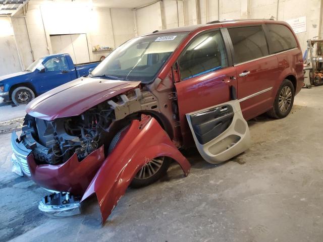 2A4RR6DG5BR714491 - 2011 CHRYSLER TOWN & COU LIMITED MAROON photo 1