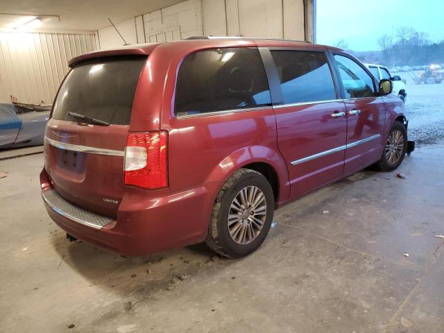 2A4RR6DG5BR714491 - 2011 CHRYSLER TOWN & COU LIMITED MAROON photo 3