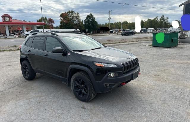 1C4PJMBX0JD504698 - 2018 JEEP CHEROKEE TRAILHAWK BLACK photo 1