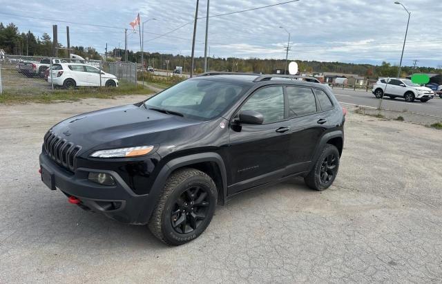 1C4PJMBX0JD504698 - 2018 JEEP CHEROKEE TRAILHAWK BLACK photo 2
