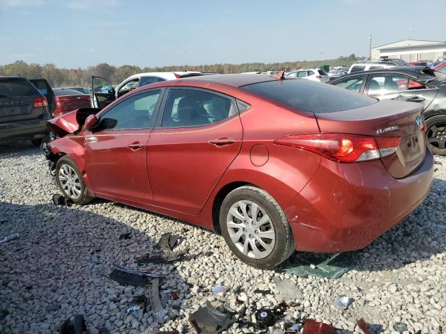 5NPDH4AE2DH203590 - 2013 HYUNDAI ELANTRA GLS RED photo 2