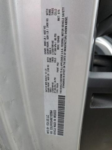 3C6LRVDG4NE102964 - 2022 RAM PROMASTER 2500 HIGH ვერცხლისფერი ფოტო 13