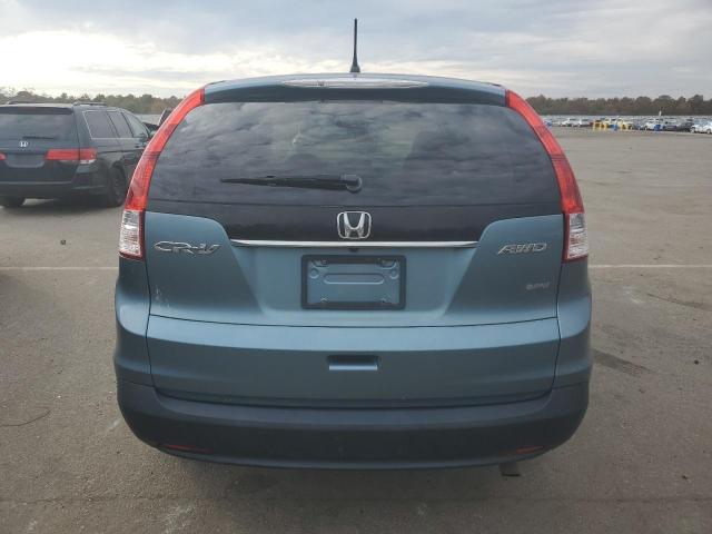 5J6RM4H54DL059537 - 2013 HONDA CR-V EX TEAL photo 6