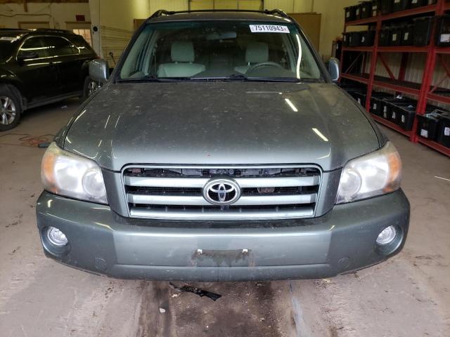 JTEDP21A370131123 - 2007 TOYOTA HIGHLANDER SPORT GREEN photo 5