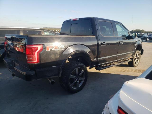 1FTEW1EG2GKD72745 - 2016 FORD F150 SUPERCREW BLACK photo 3